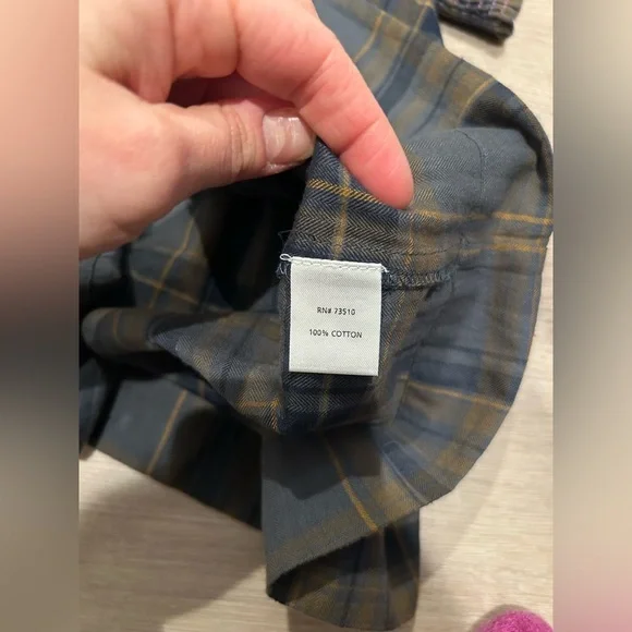 SISTER MARY Plaid and Floral Blouse / Size XS / - Picture 4 of 5